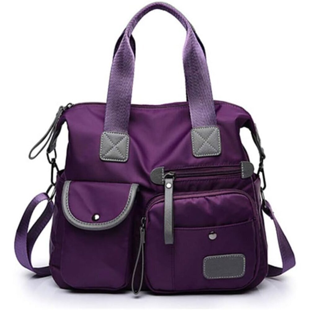 Women Oxford Cloth Waterproof Crossbody Bag Large Capacity Diaper Bag